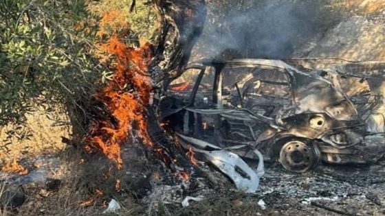بالصور: اغتيال ثلاثة شبان في غارة جوية واشتباكات مسلحة غرب جنين
