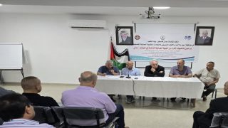 وفد عمال اليونان في زيارة تضامنية إلى أريحا ومخيم عقبة جبر