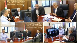 برهم يبحث مع رؤساء جامعات قطاع غزة سبل دعم وإغاثة التعليم العالي في القطاع