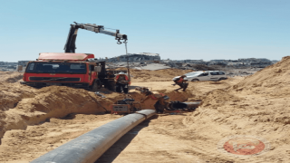سلطة المياه: بدء التشغيل التجريبي لخط المياه الرئيسي في محافظة الوسطى