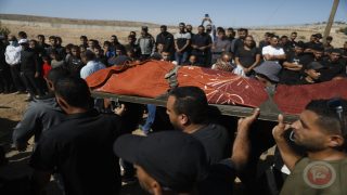 تشييع جثمان الشهيد محمد الشعور في بلدة عرب الرماضين