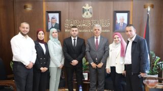 برهم يستقبل وفداً من مؤسسة الشبكة الفلسطينية لتطوير الإعلام لبحث مرتكزات التعاون المشترك