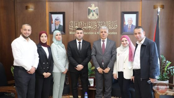 برهم يستقبل وفداً من مؤسسة الشبكة الفلسطينية لتطوير الإعلام لبحث مرتكزات التعاون المشترك