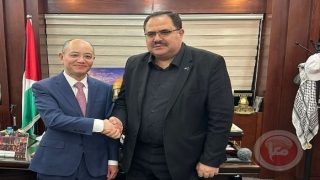 صيدم يستقبل سفير الصين لدى فلسطين