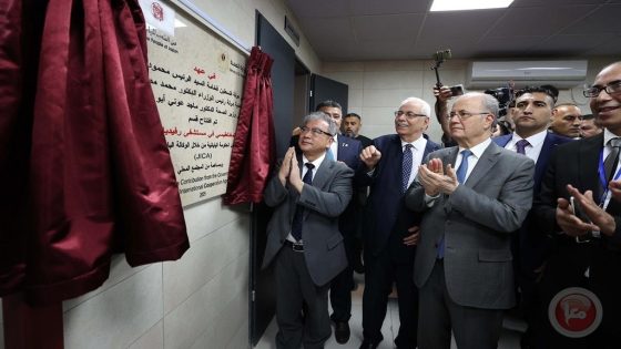 رئيس الوزراء يفتتح وحدة القلب وقسم الرنين المغناطيسي في مستشفى رفيديا الحكومي