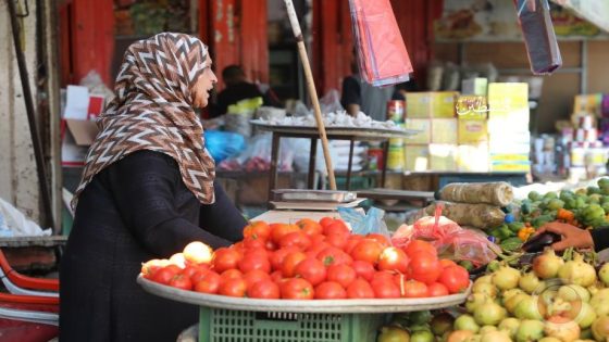 انخفاض الرقم القياسي لأسعار المستهلك في فلسطين