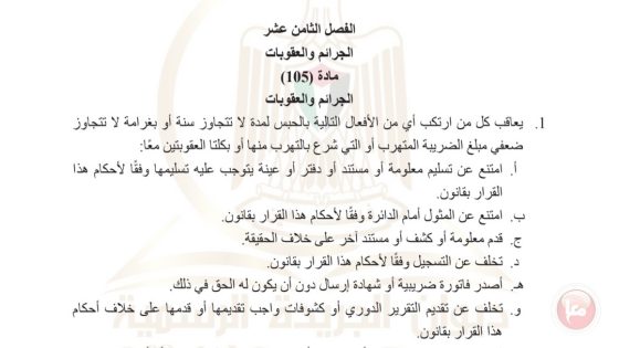 القيمة المضافة الجديد.. عقوبات غير مشروعة قد تؤدي لحبس آلاف المكلفين