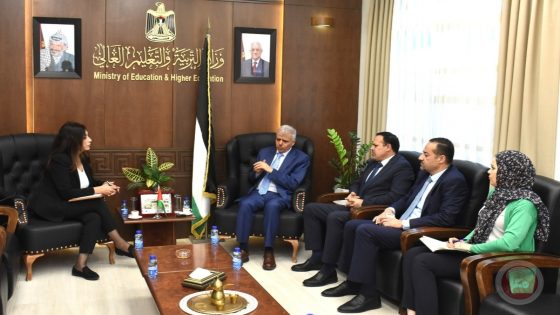 برهم يبحث مع سفيرة فلسطين الجديدة في العراق سبل التعاون لخدمة التعليم