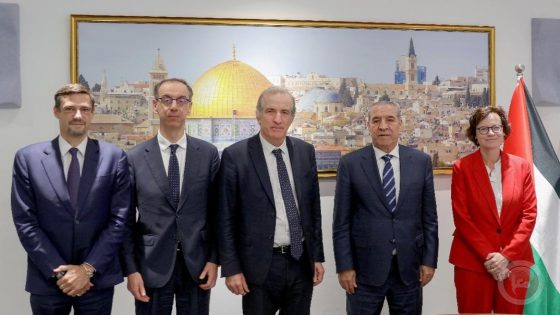 نائب الرئيس يبحث اخر التطورات في فلسطين مع وفد من الاتحاد الأوروبي