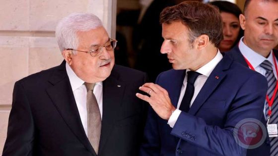 ابو مازن وماكرون يعلنان تشكيل “لجنة مشتركة” لصياغة دستور لفلسطين
