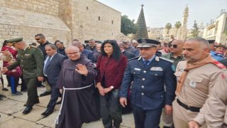 وصول موكب حارس الأراضي المقدسة إلى بيت لحم إيذانا بالبدء باحتفالات أعياد الميلاد