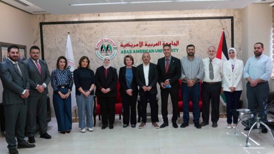 وفد من مؤسسة GIZ الألمانية والاتحاد الأوروبي والهيئة الوطنية للاعتماد والجودة يزور مصنع الأطراف الصناعية في الجامعة العربية الأمريكية