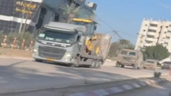 تزفيت تحت النار: الاحتلال يدخل اليات لمخيم جنين لطمس اثار التدمير
