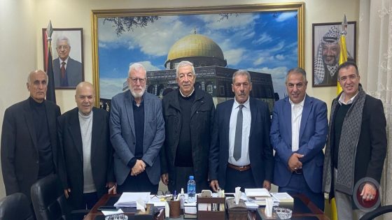 نائب رئيس حركة فتح يستقبل اللجنة الرئاسية للسلم الأهلي