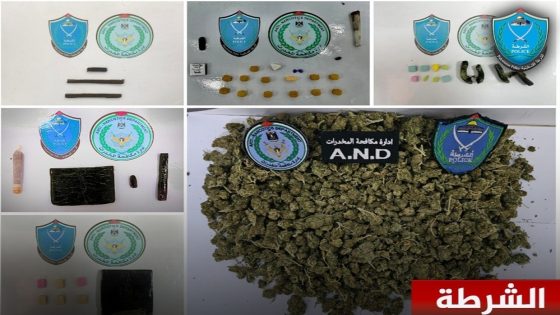 الشرطة تحبط محاولة تروي مادة يشتبه أنها مخدرة وتقبض على 7 متعاطين