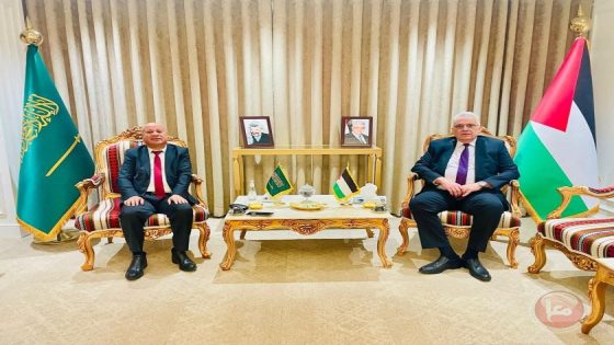 السفير غنيم يستقبل ابو هولي خلال زيارة رسمية للملكة العربية السعودية