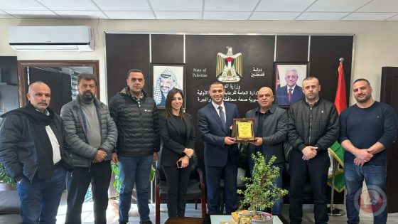 حركة “فتح” في محافظة رام الله والبيرة تزور وتبارك لمدير عام صحة المحافظة الجديد د. أحمد درامنة