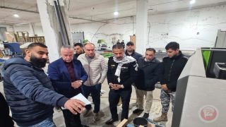 اتحاد الألمنوم والزجاج ووزارة الصناعة والضابطة الجمركية يتفقدون مصانع في محافظة بيت لحم