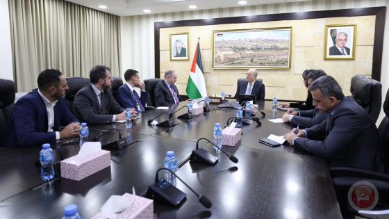 مصطفى يبحث مع مسؤولين أوروبيين تطورات الأوضاع وتلبية الاحتياجات الإغاثية والطارئة لأبناء شعبنا