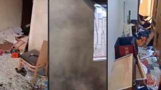 فيديو.. الاحتلال يفجر شقة سكنية في نابلس