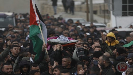 أهالي الظاهرية يشيعون جثمان الشهيد محمد ناجح نصر الله (صور)