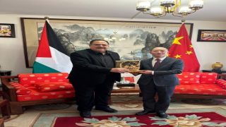 صيدم يودع السفير الصيني في رام الله ويؤكد عمق العلاقات الفلسطينية–الصينية
