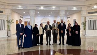 وفد من جامعة النجاح الوطنية يزور جامعة الشارقة ومركز الشيخة جواهر للدراسات الفلسطينية