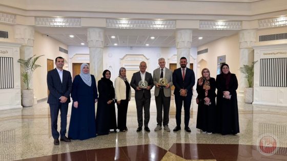 وفد من جامعة النجاح الوطنية يزور جامعة الشارقة ومركز الشيخة جواهر للدراسات الفلسطينية