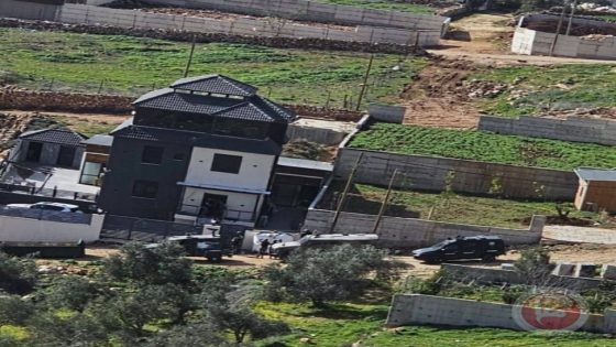 الجيش الاسرائيلي يحاصر منزلا غرب نابلس