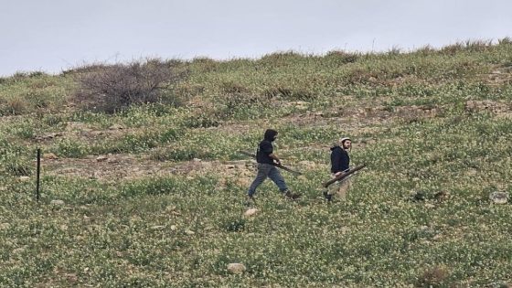 مستوطنون يسيجون أراض في عين الحلوة بالأغوار الشمالية