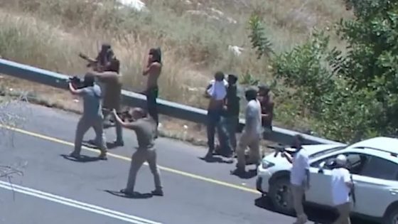 مستوطنون يهاجمون بلدة قصرة جنوب نابلس