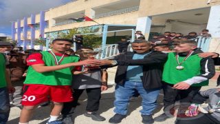 اختتام بطولة مدرسة ذكور امريش الاساسية بتتويج الصف العاشر بطلا للبطولة
