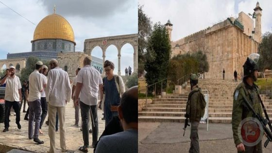 اقتحام الأقصى 28 مرة ومنع رفع الأذان في الإبراهيمي 57 وقتا الشهر الماضي