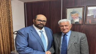 بعد طلب إسرائيل مغادرته.. عباس زكي يودّع سفير جنوب أفريقيا لدى دولة فلسطين