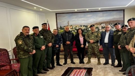 قائد قوات الأمن الوطني يكرم مؤسسة فلسطين الخير