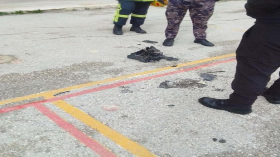 الشرطة تتعامل مع شظايا صاروخية سقطت في بيت ساحور