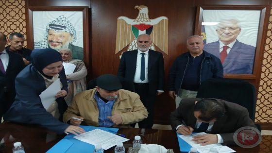 وزارة الزراعة توقع (25) اتفاقية دعم مشاريع لمزارعين في محافظات الشمال