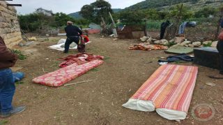 مستوطنون يعتدون على المواطنين وممتلكاتهم غرب سلفيت