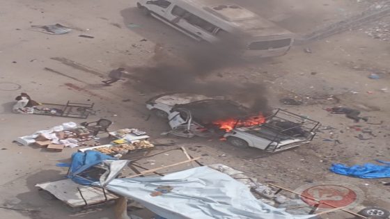 اربعة شهداء واصابات بقصف الاحتلال مركبة للشرطة بمدينة غزة
