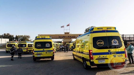 إجلاء مرضى عبر معبر رفح لتلقي العلاج في الخارج وإغلاق المعبر غدا