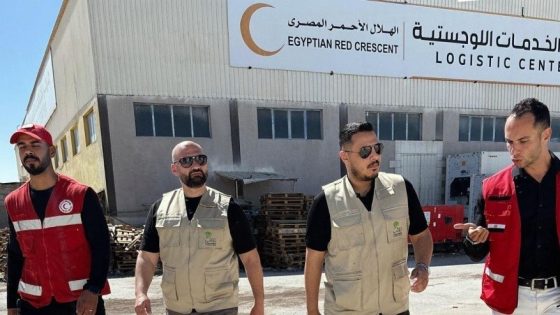 وفد جمعية روابي يزور العريش برفقة الهلال الأحمر المصري لبحث آليات توسيع الاستجابة الإنسانية في غزة