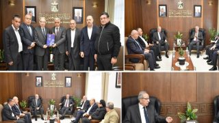 برهم يبحث مع وفد من مجلس أمناء جامعة نابلس التقنية سبل تطوير الجامعة والارتقاء بها