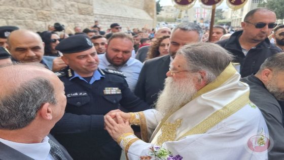 الشرطة تؤمّن مراسم استقبال النور المقدس القادم من القدس إلى مدن بيت لحم