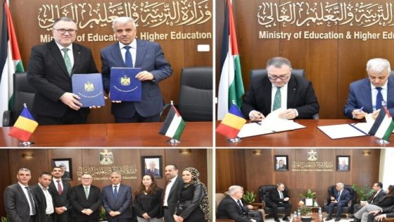 “التربية” توقع اتفاقية تعاون مع رومانيا وتتفقد مع سفير أذربيجان احتياجات المدارس في رنتيس