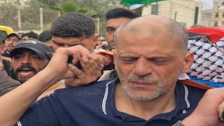 تشييع جثمان الشهيد نايف سمارو في نابلس