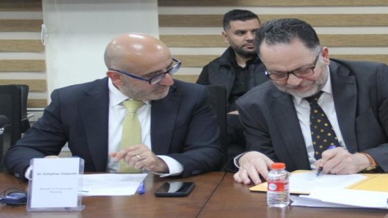 توقيع اتفاقيات إطلاق مشروع “تجديد” لمعالجة المياه العادمة شمال غرب جنين