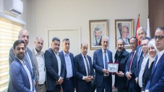 هيئة التقاعد الفلسطينية تستقبل الممثل الخاص لفخامة الرئيس محمود عباس حفظه الله السيد ياسر عباس