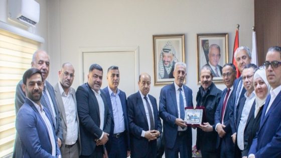 هيئة التقاعد الفلسطينية تستقبل الممثل الخاص لفخامة الرئيس محمود عباس حفظه الله السيد ياسر عباس