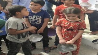 وقفة غضب في البريج رفضا لوقف تزويد الطعام من المطبخ العالمي