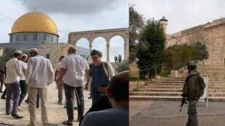الاحتلال اقتحم الأقصى 30 مرة ومنع الأذان في الإبراهيمي 91 وقتًا خلال نيسان